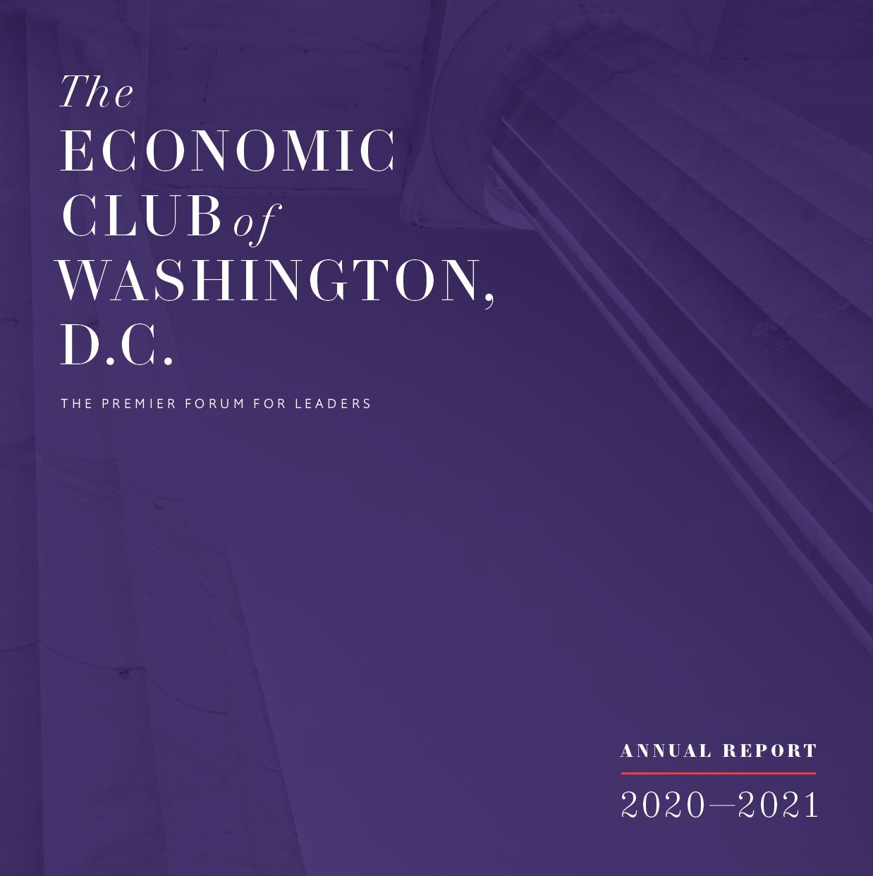 2021 Annual Report Cover